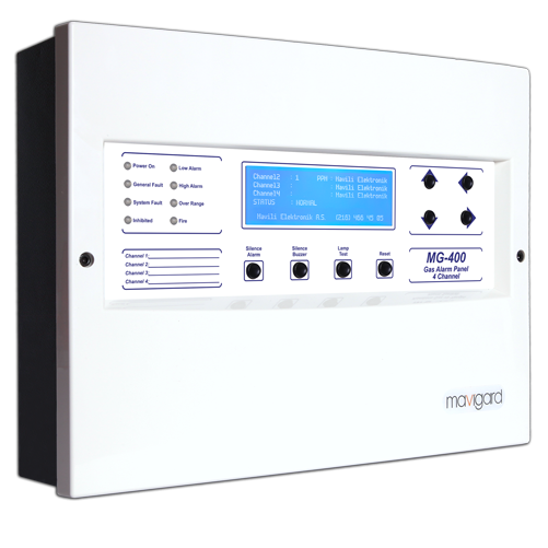 Gaz Alarm Santrali 4 Kanallı